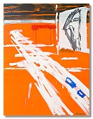 Oranžová zóna, 2003, 160x125 cm